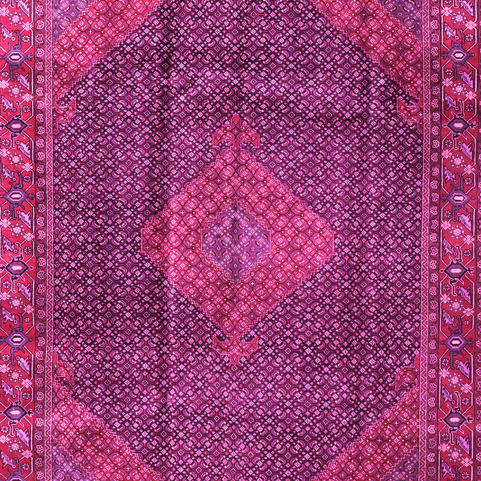 Machine Washable Persian Pink Traditional Rug, wshtr1114pnk