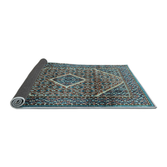 Sideview of Persian Light Blue Traditional Rug, tr1115lblu