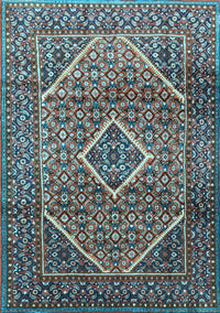 Persian Light Blue Traditional Rug, tr1115lblu