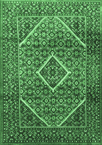 Persian Emerald Green Traditional Rug, tr1115emgrn