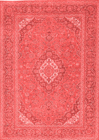 Medallion Red Traditional Rug, tr1116red