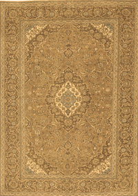 Medallion Brown Traditional Rug, tr1116brn