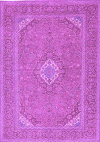 Medallion Purple Traditional Rug, tr1116pur