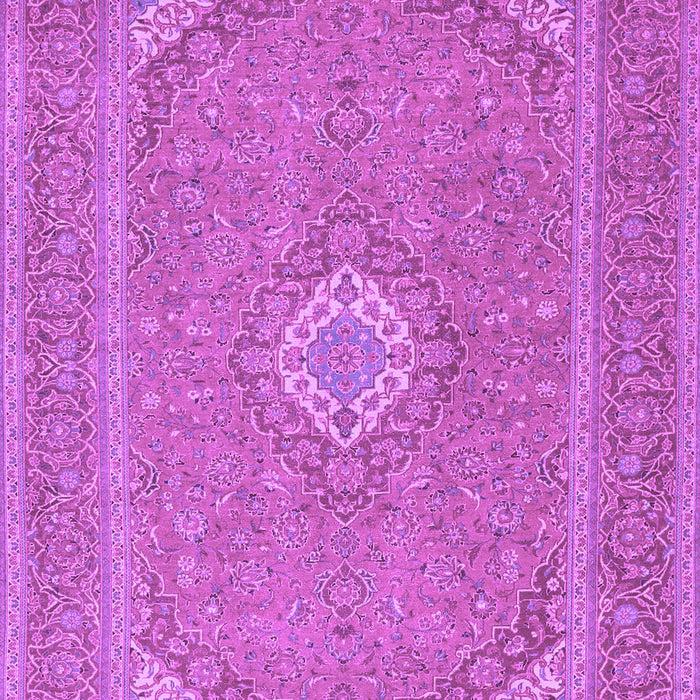 Medallion Purple Traditional Rug, tr1116pur