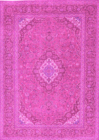 Medallion Pink Traditional Rug, tr1116pnk