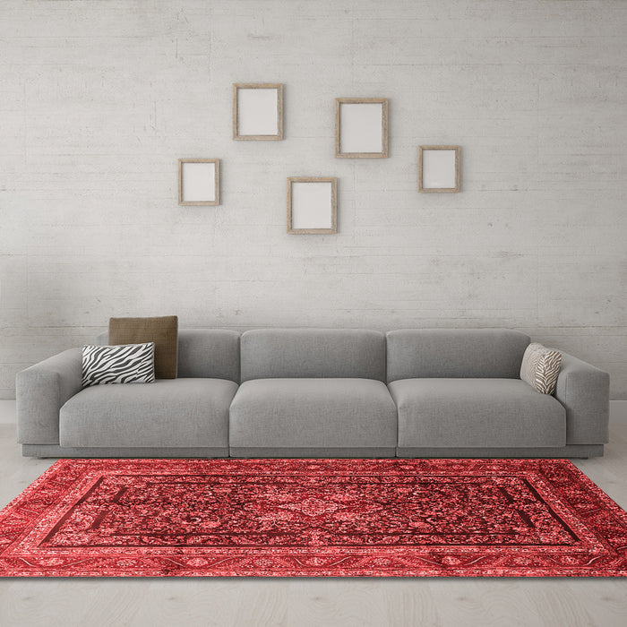 Traditional Red Washable Rugs