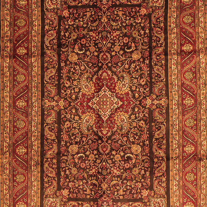 Persian Orange Traditional Rug, tr1117org
