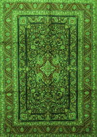 Persian Green Traditional Rug, tr1117grn