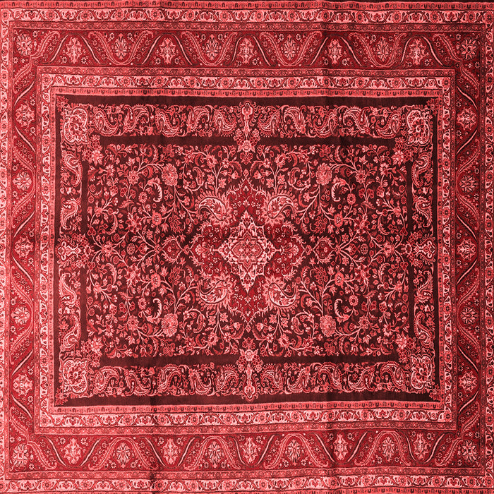 Machine Washable Persian Red Traditional Rug, wshtr1117red