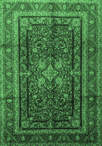 Persian Emerald Green Traditional Rug, tr1117emgrn