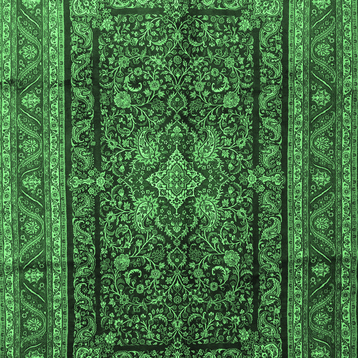 Persian Emerald Green Traditional Rug, tr1117emgrn