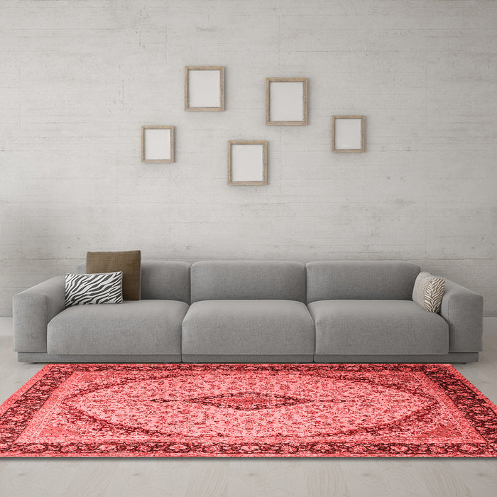Traditional Red Washable Rugs