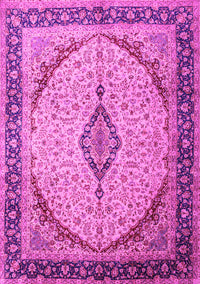 Medallion Pink Traditional Rug, tr1118pnk