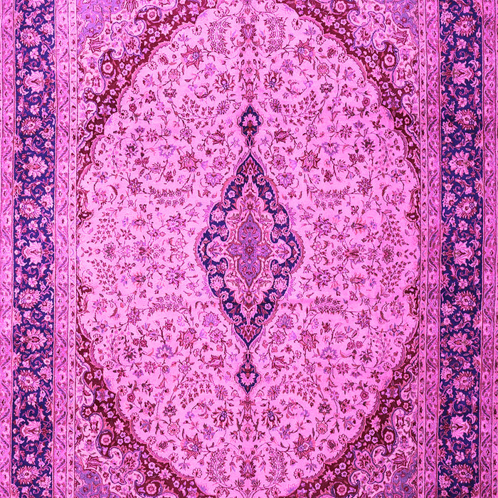 Medallion Pink Traditional Rug, tr1118pnk