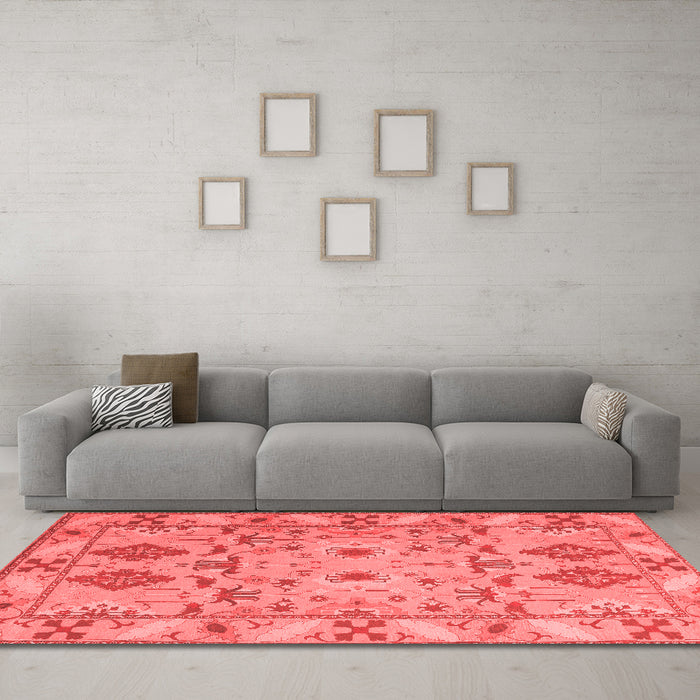 Traditional Red Washable Rugs