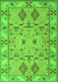 Persian Green Traditional Rug, tr1119grn