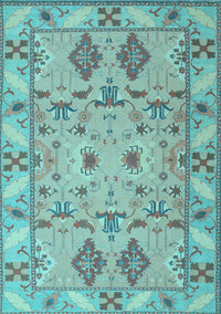 Persian Light Blue Traditional Rug, tr1119lblu