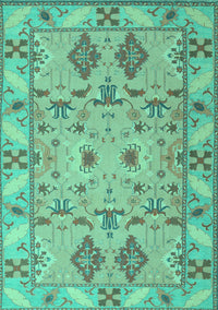 Persian Turquoise Traditional Rug, tr1119turq