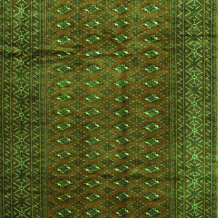 Southwestern Green Country Rug, tr111grn