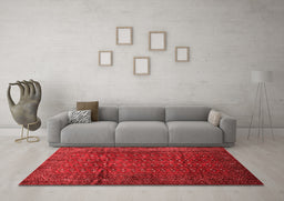 Country Red Washable Rugs