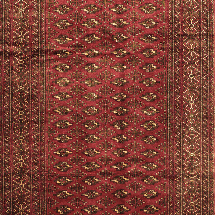 Machine Washable Southwestern Brown Country Rug, wshtr111brn
