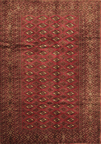 Southwestern Brown Country Rug, tr111brn