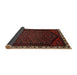 Sideview of Traditional Reddish Brown Persian Rug, tr1120