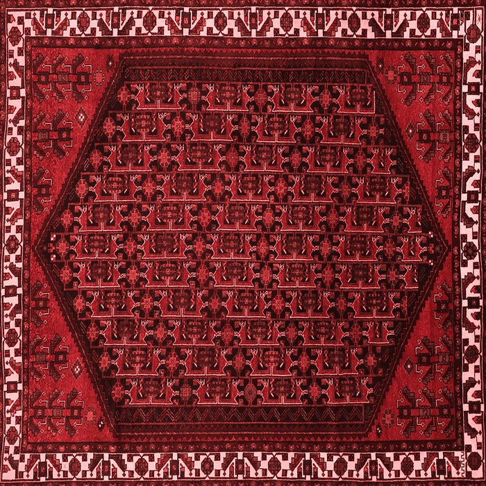 Machine Washable Persian Red Traditional Rug, wshtr1120red