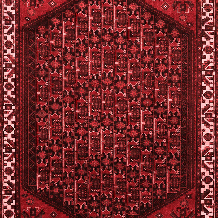 Machine Washable Persian Red Traditional Rug, wshtr1120red