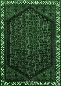 Persian Emerald Green Traditional Rug, tr1120emgrn