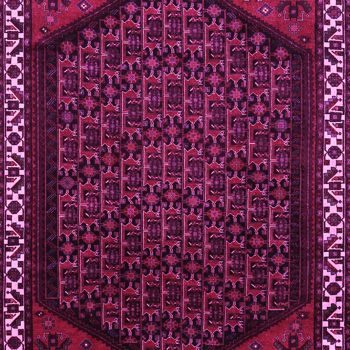 Machine Washable Persian Pink Traditional Rug, wshtr1120pnk