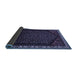 Sideview of Persian Blue Traditional Rug, tr1120blu