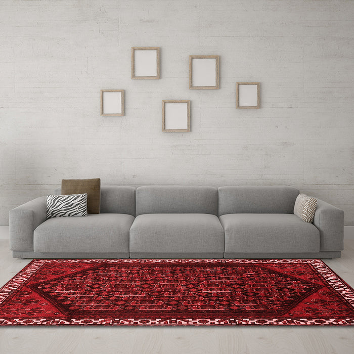 Traditional Red Washable Rugs
