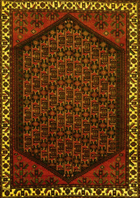 Persian Yellow Traditional Rug, tr1120yw