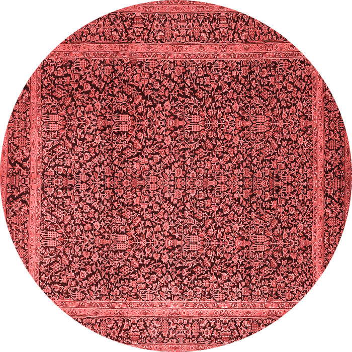 Machine Washable Persian Red Traditional Rug, wshtr1121red
