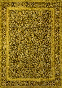 Persian Yellow Traditional Rug, tr1121yw