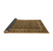 Sideview of Persian Brown Traditional Rug, tr1121brn