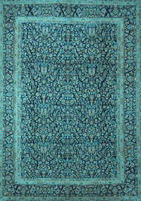 Persian Light Blue Traditional Rug, tr1121lblu