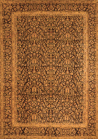 Persian Orange Traditional Rug, tr1121org