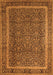 Persian Orange Traditional Rug, tr1121org