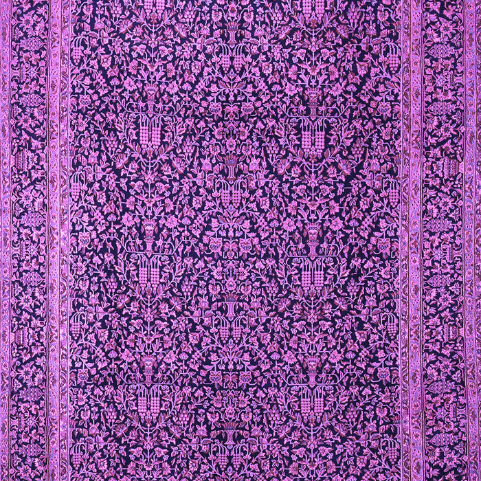 Machine Washable Persian Purple Traditional Area Rugs, wshtr1121pur