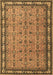 Persian Brown Traditional Rug, tr1122brn