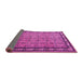 Sideview of Persian Pink Traditional Rug, tr1122pnk