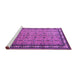 Sideview of Machine Washable Persian Purple Traditional Area Rugs, wshtr1122pur