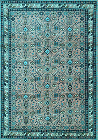 Persian Light Blue Traditional Rug, tr1122lblu