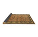 Sideview of Persian Brown Traditional Rug, tr1122brn