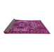 Sideview of Persian Pink Traditional Rug, tr1123pnk