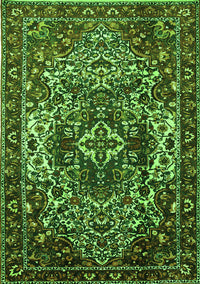 Persian Green Traditional Rug, tr1123grn