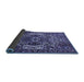 Sideview of Persian Blue Traditional Rug, tr1123blu
