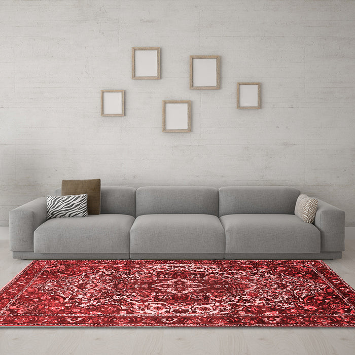 Traditional Red Washable Rugs